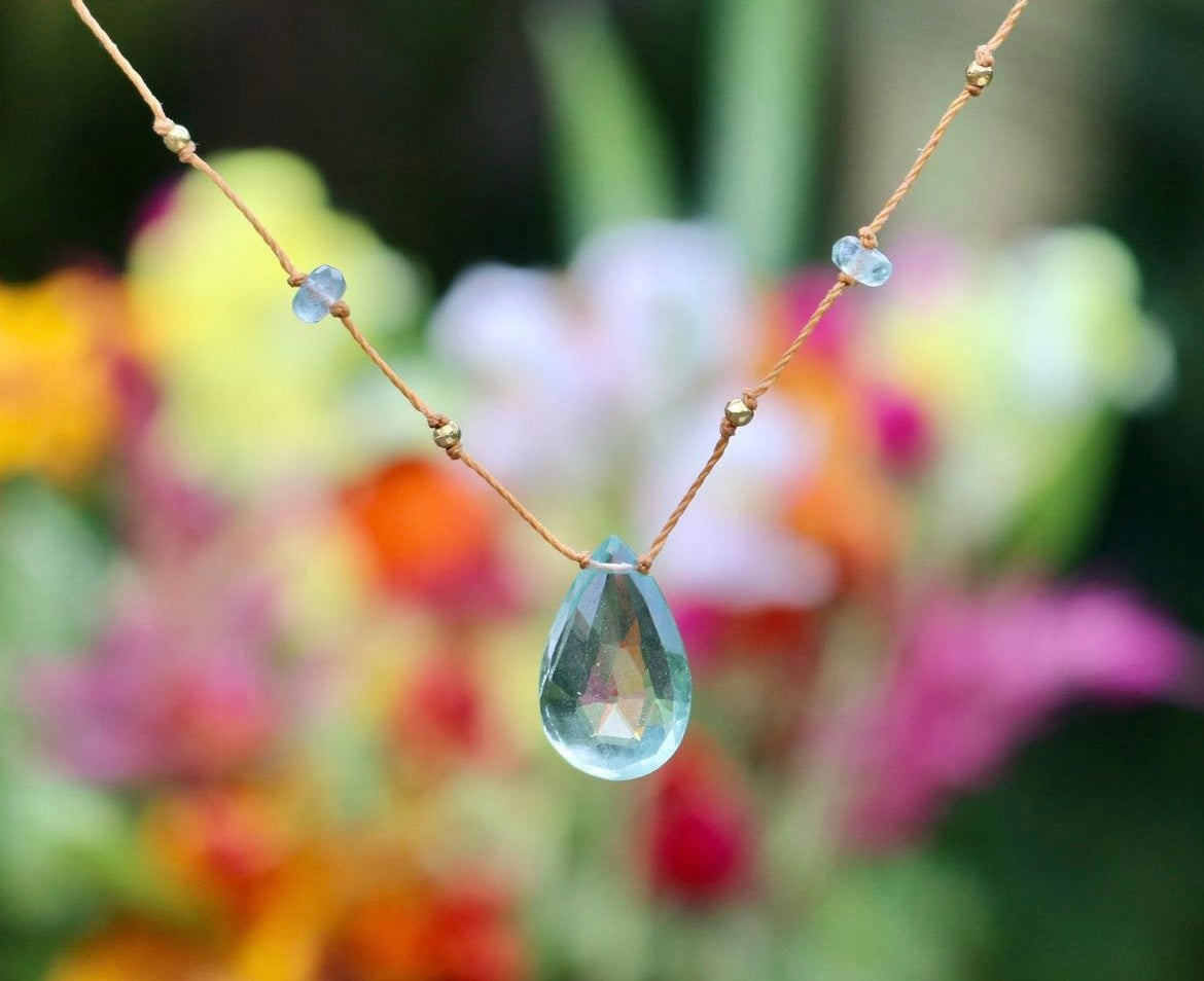 Teal Fluorite Alohi Drop