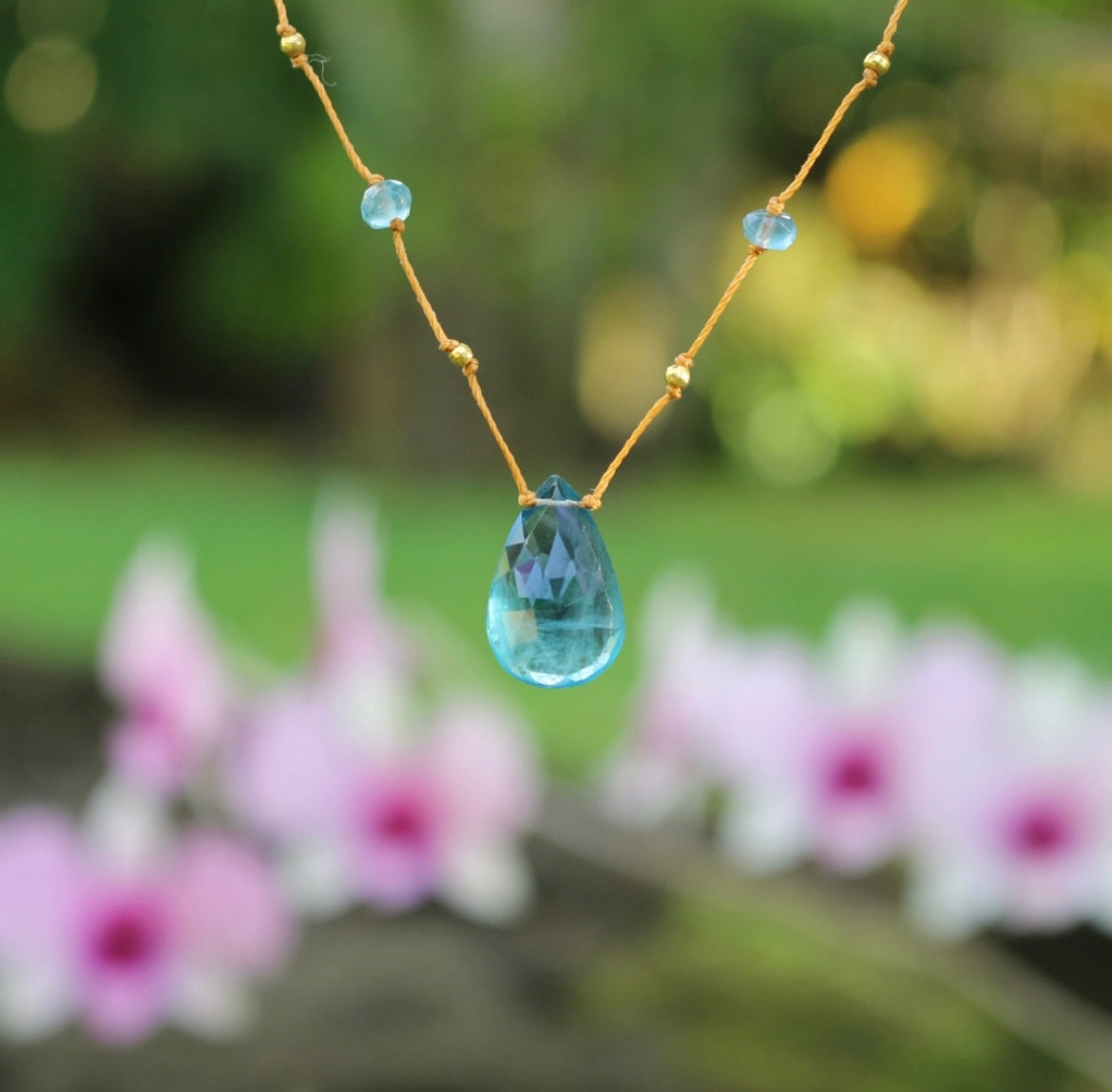 Teal Fluorite Alohi Drop