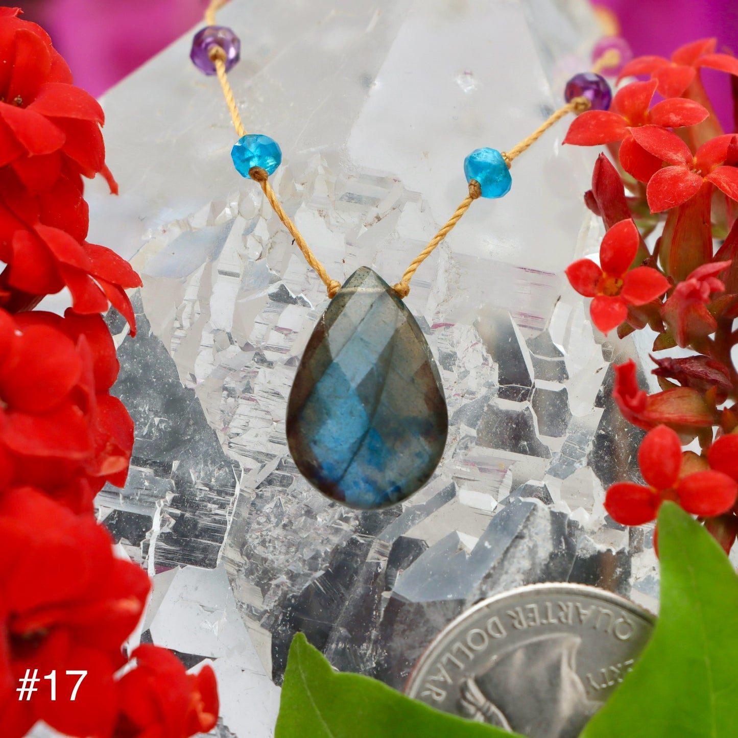 Labradorite Rainbow Drop