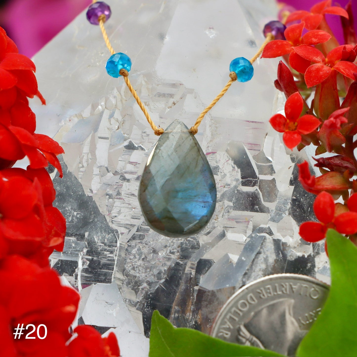 Labradorite Rainbow Drop