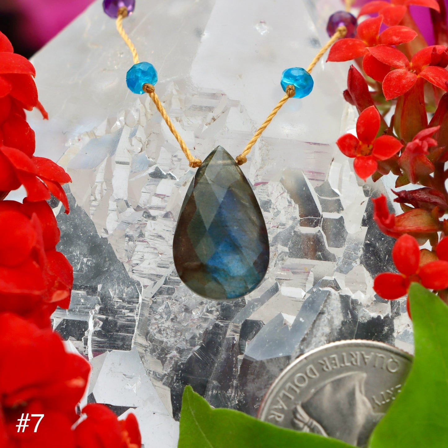 Labradorite Rainbow Drop