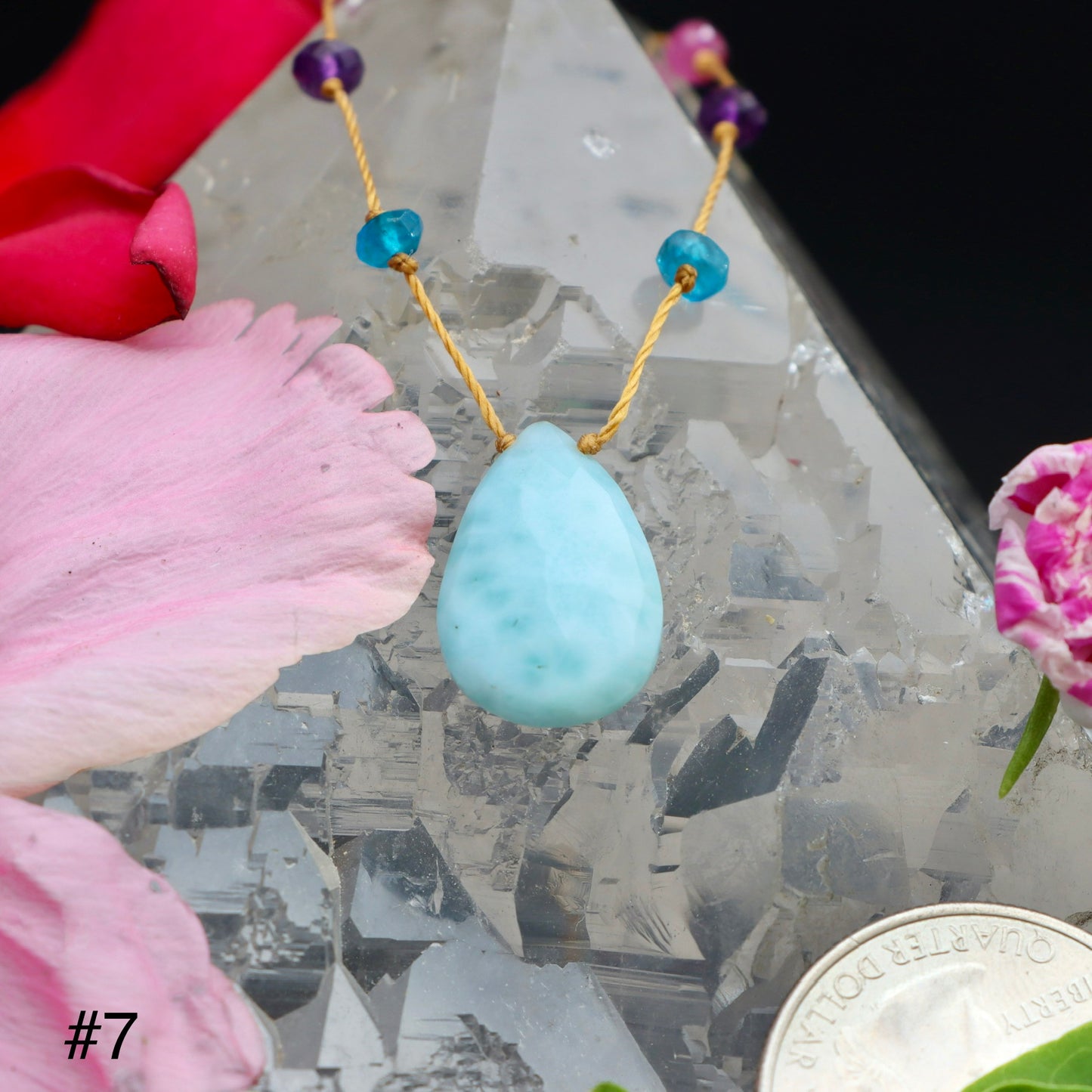 Larimar Rainbow Drop