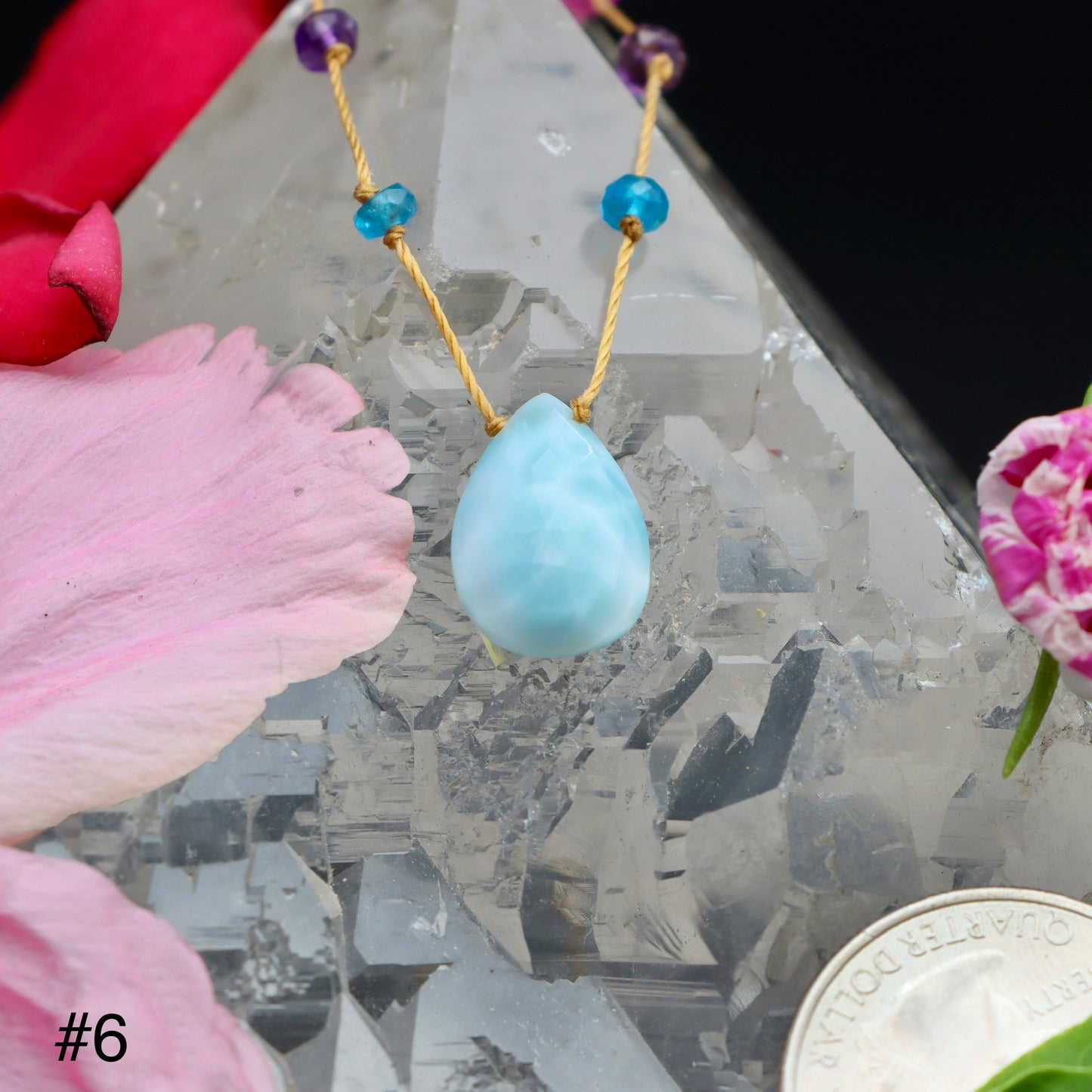 Larimar Rainbow Drop