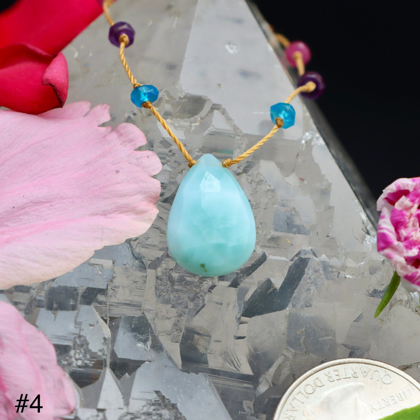 Larimar Rainbow Drop