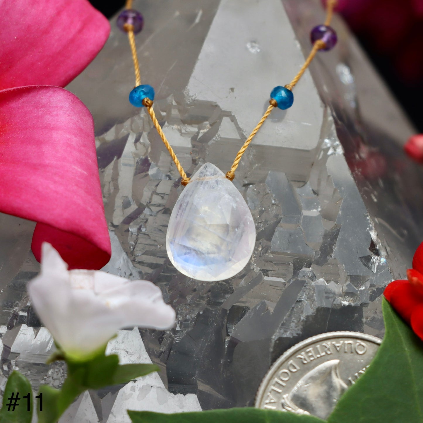 Moonstone Rainbow Drop