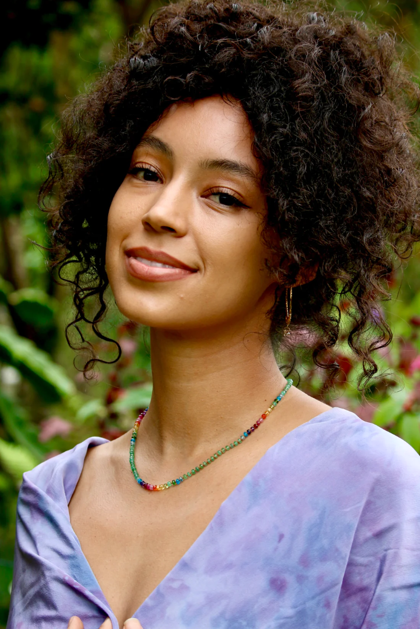 Zambian Emerald Rainbow Lei