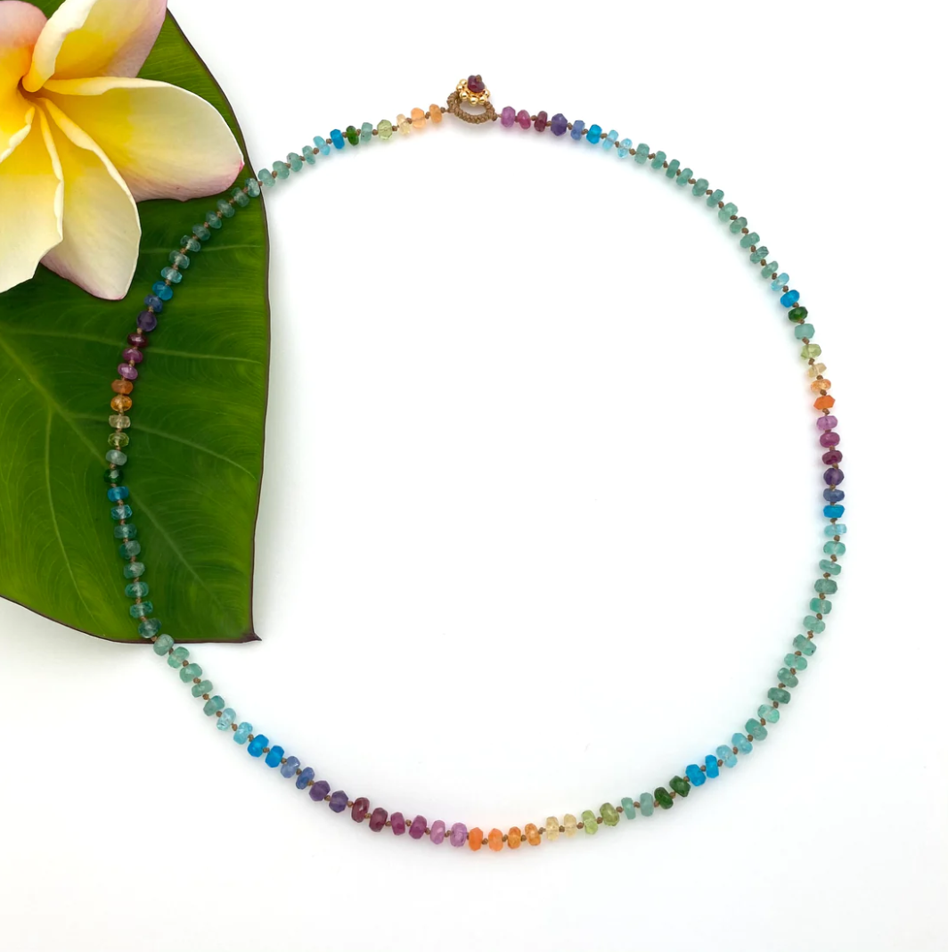 Zambian Emerald Rainbow Lei