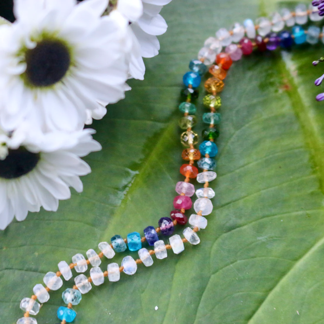 Moonstone Rainbow Lei
