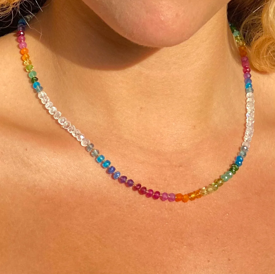 Moonstone Rainbow Lei