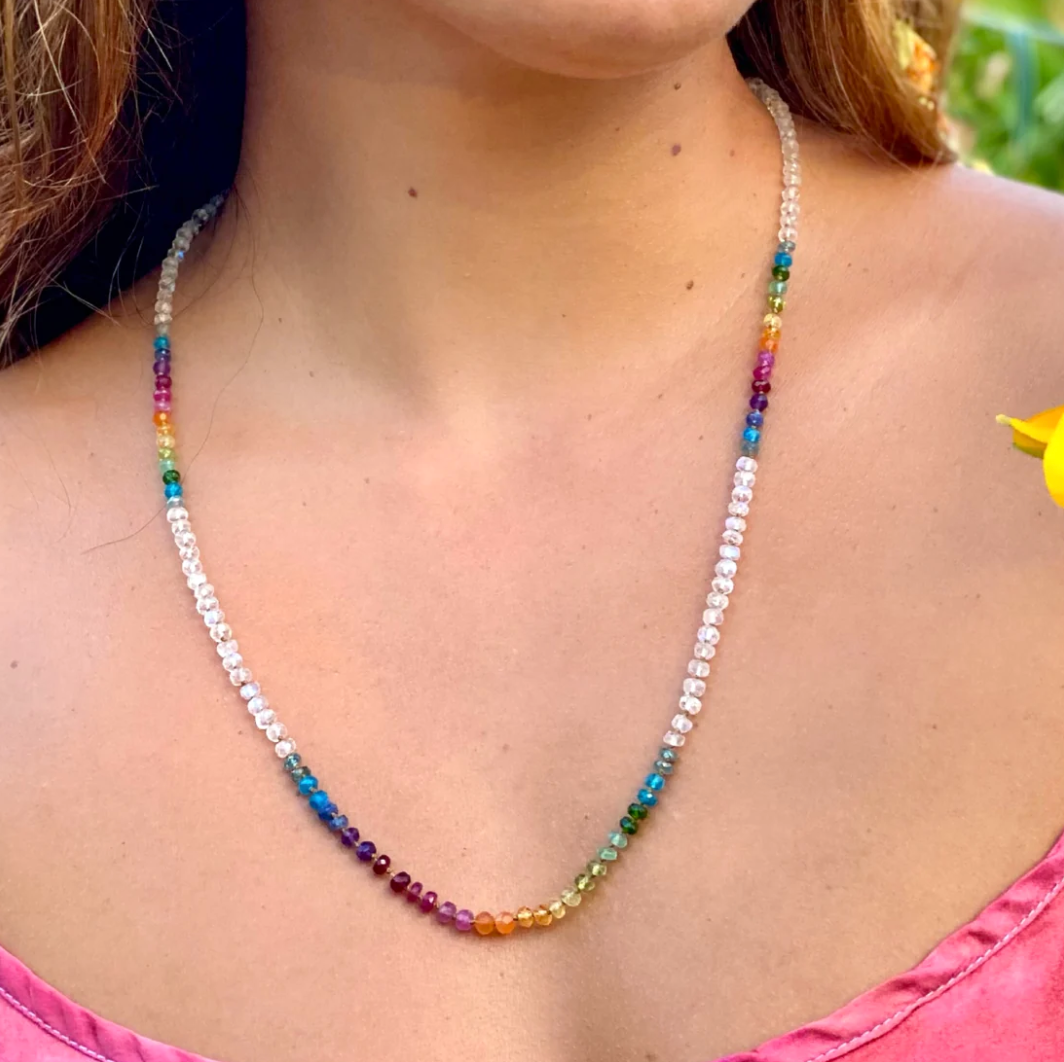 Moonstone Rainbow Lei