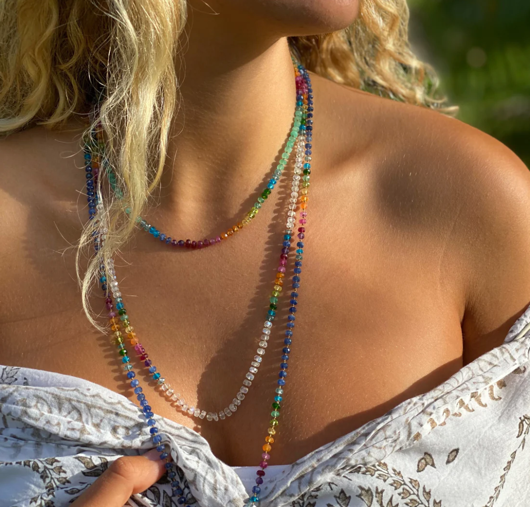 Moonstone Rainbow Lei