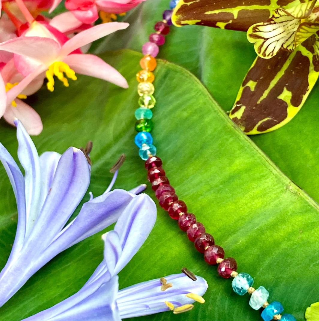 Ruby Rainbow Lei