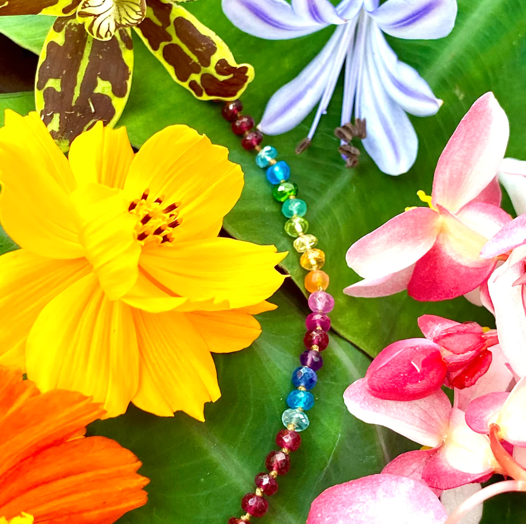 Ruby Rainbow Lei