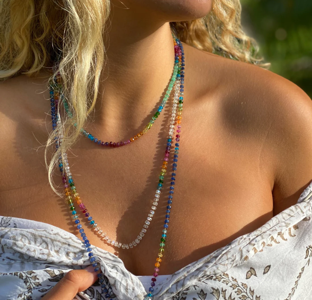 Colombian Emerald Rainbow Lei