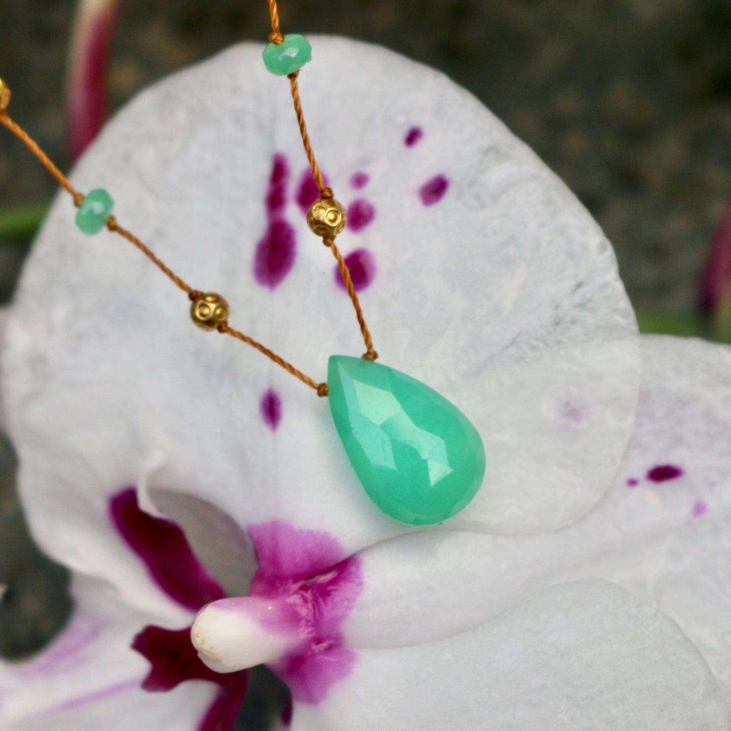 Chrysoprase Alohi Drop