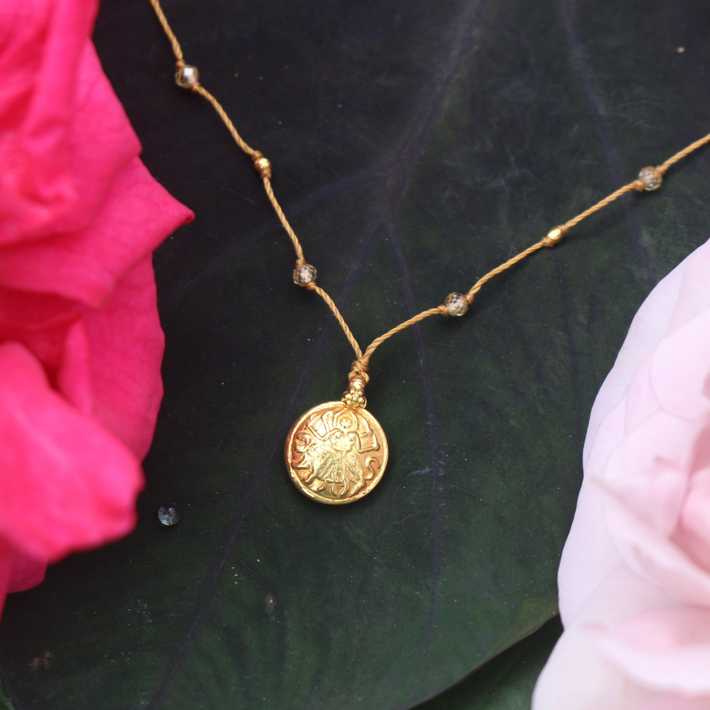 Gold Ganesha with Diamond