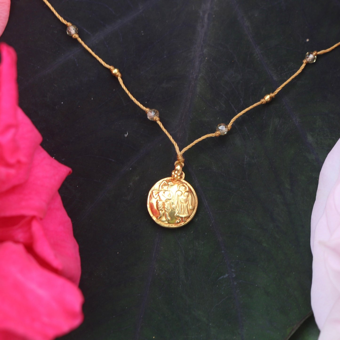Gold Ganesha with Diamond