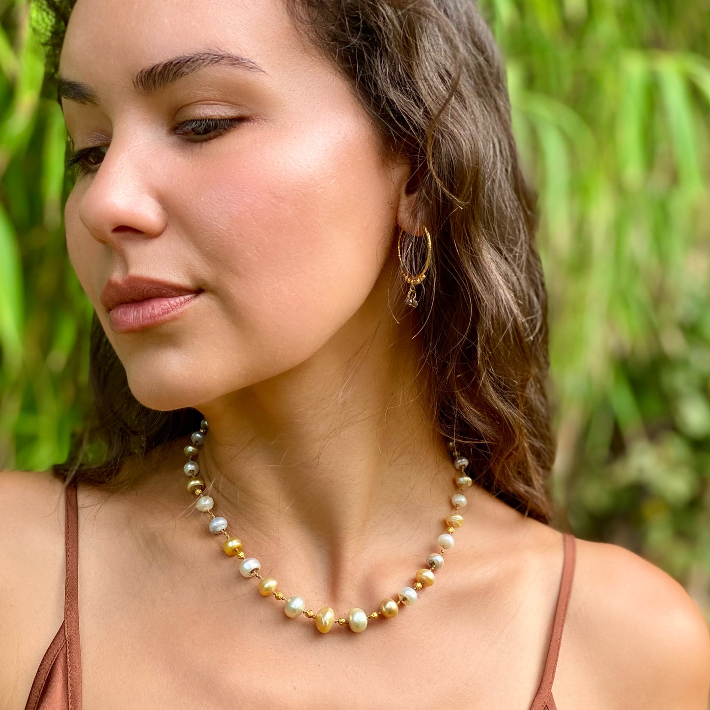 Golden South Sea Pearl & Gold Choker