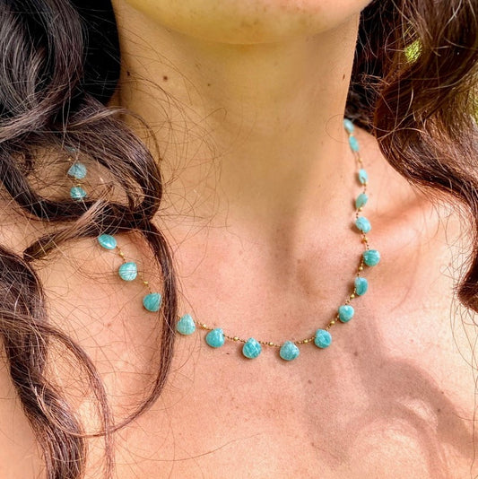 Aqua Amazonite & Gold Ali'i