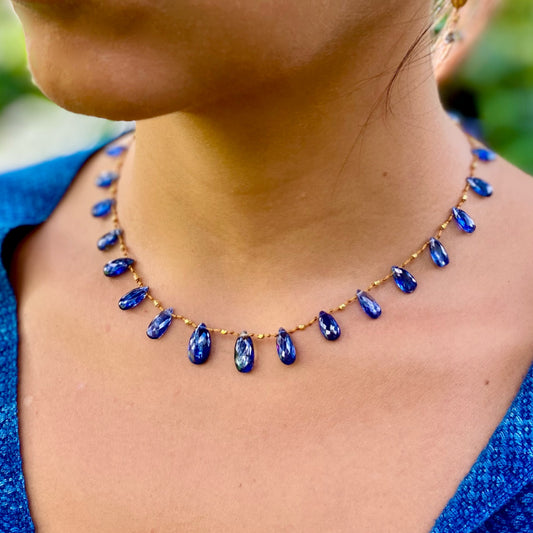 Blue Kyanite & Gold Ali’i