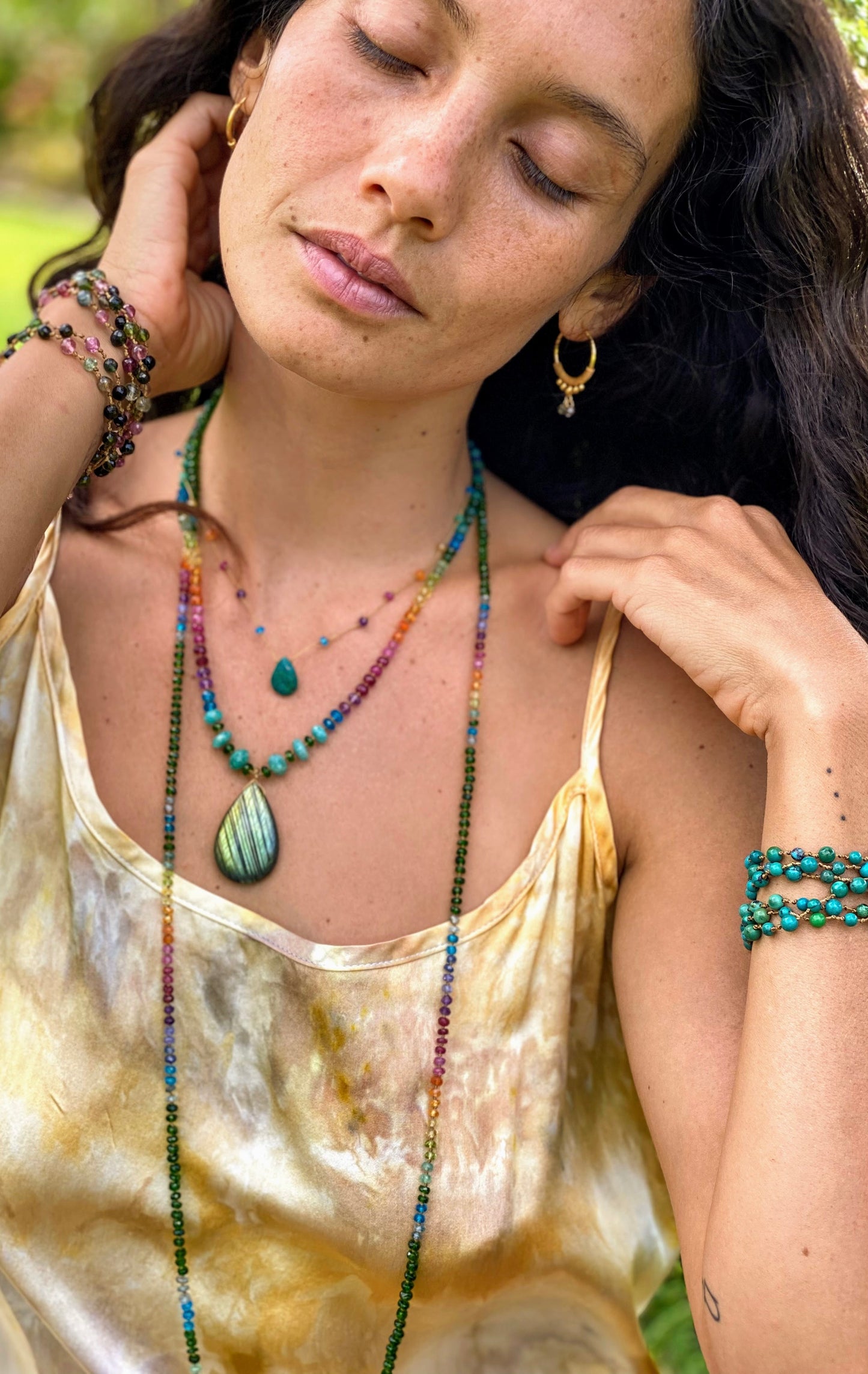 Tourmaline Mala