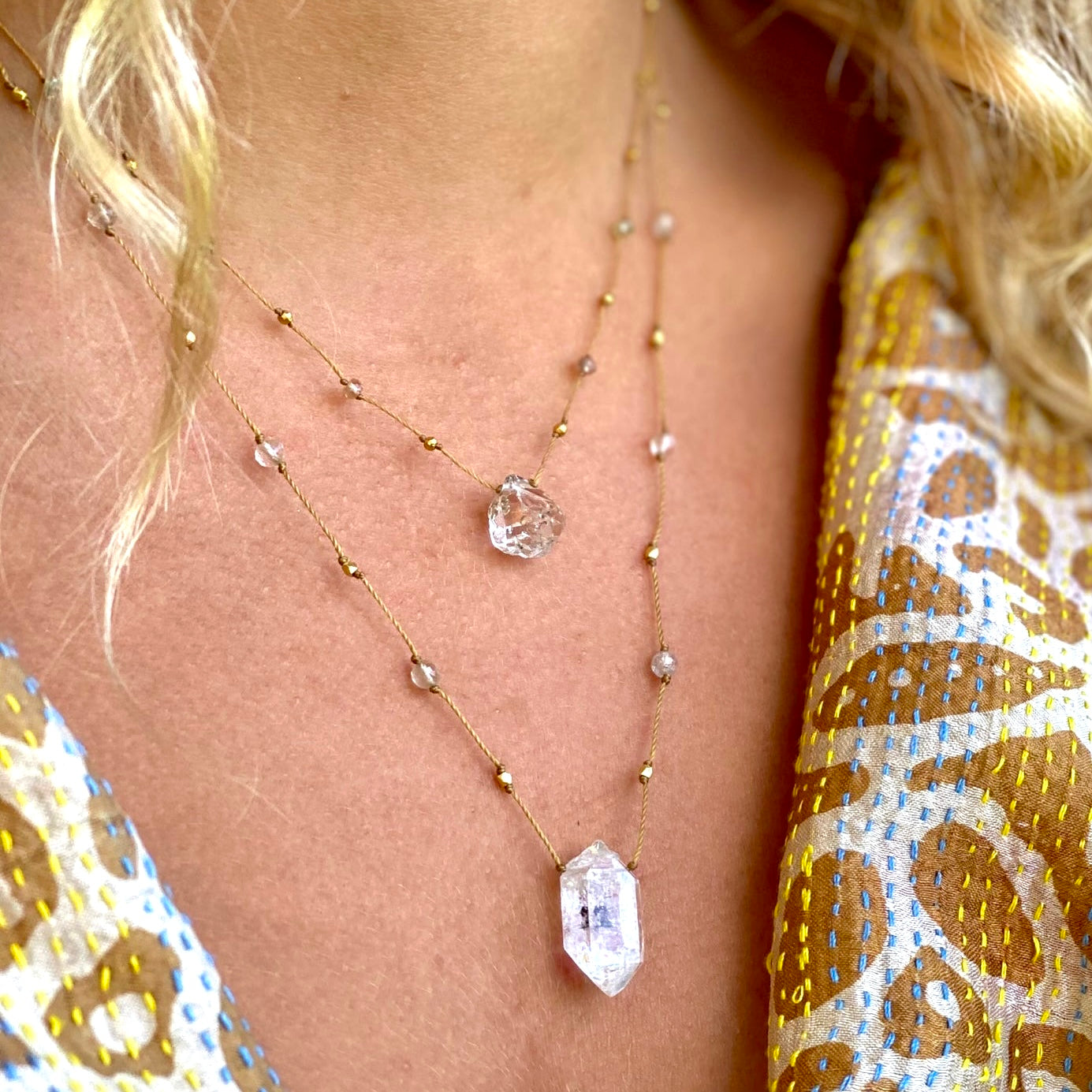 Herkimer Diamond Alohi Drop