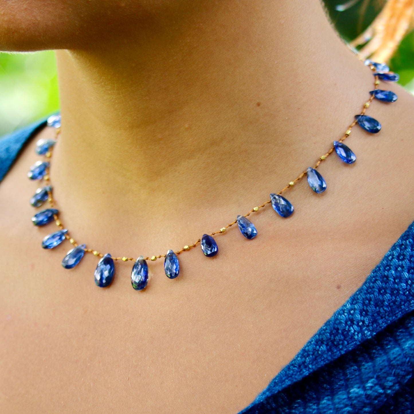 Blue Kyanite & Gold Ali’i