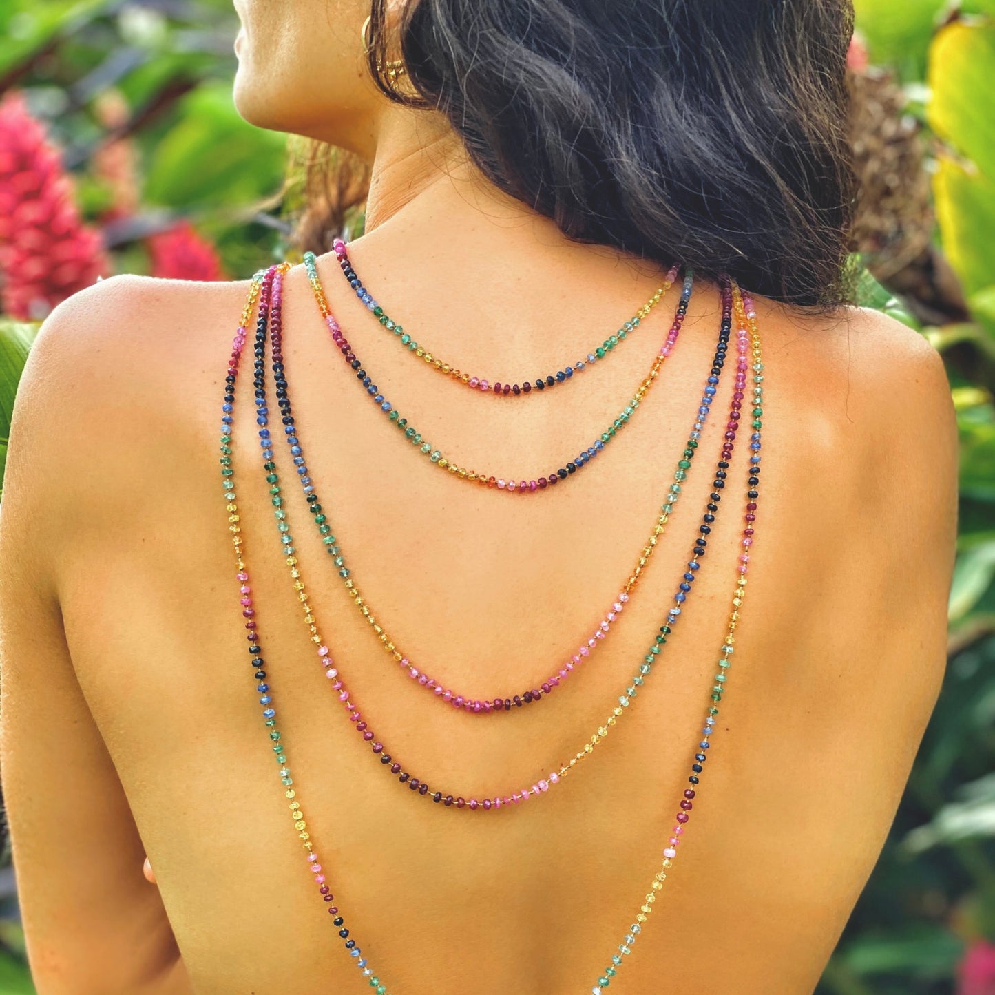 Multi Sapphire Lei