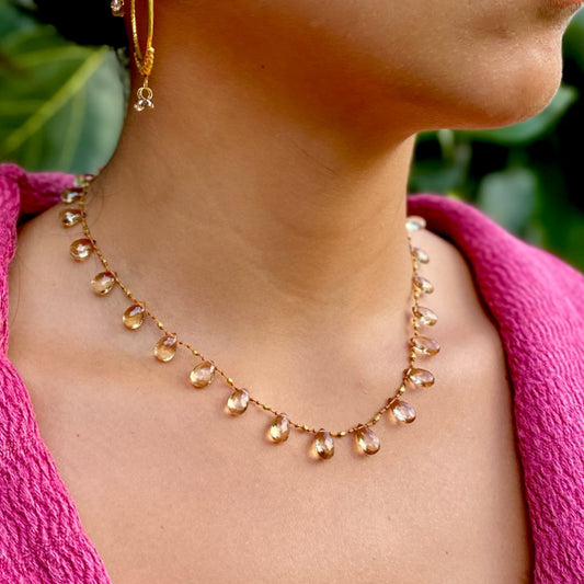 Champagne Citrine & Gold Ali’i