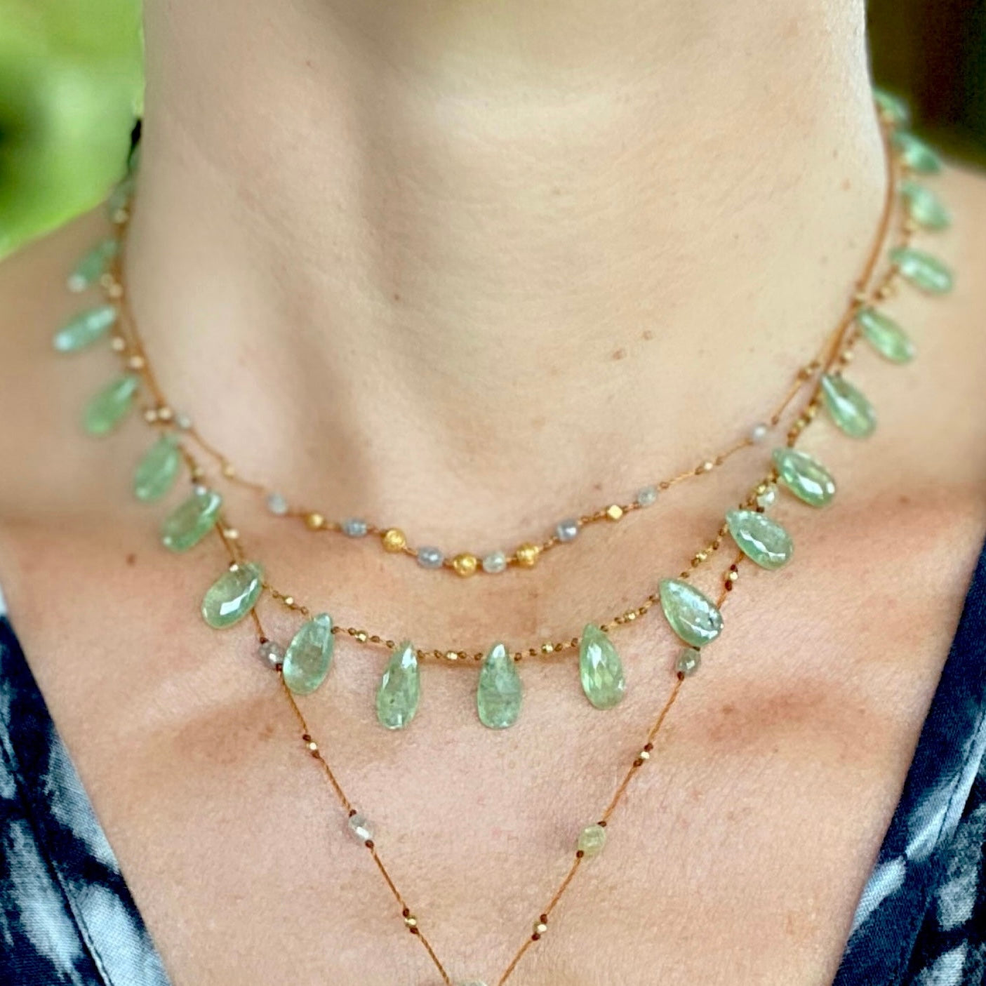 Green Kyanite & Gold Ali’i