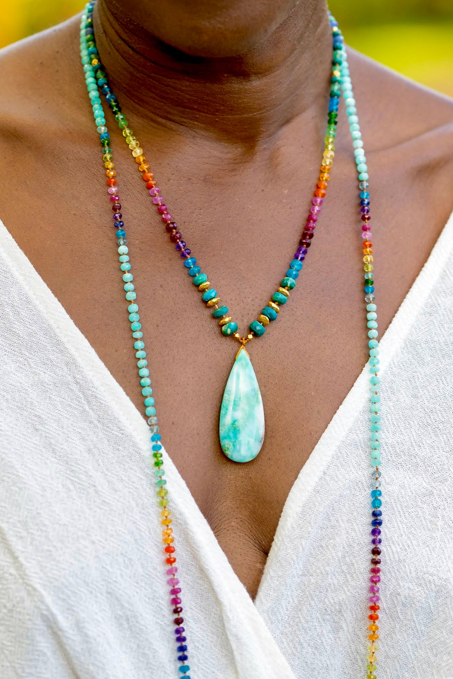 Opalized Wood with Opalina & Gold Rainbow Mana