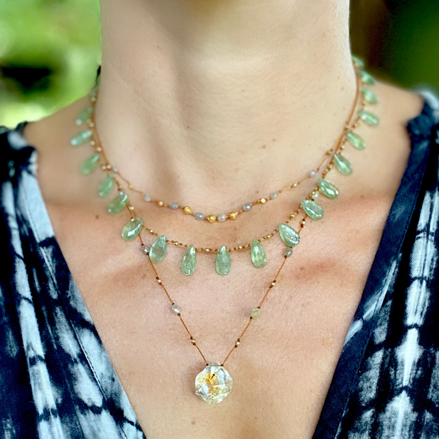 Green Kyanite & Gold Ali’i