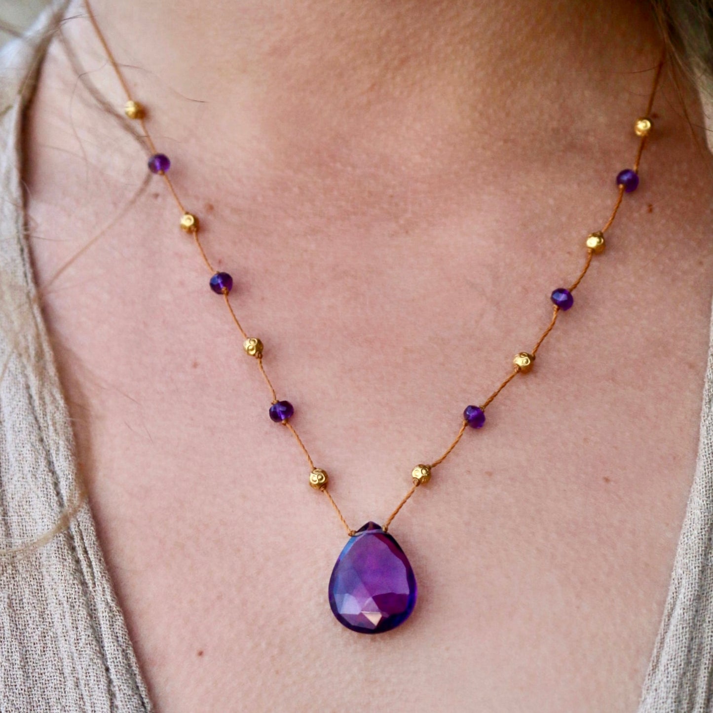 Amethyst Alohi Drop
