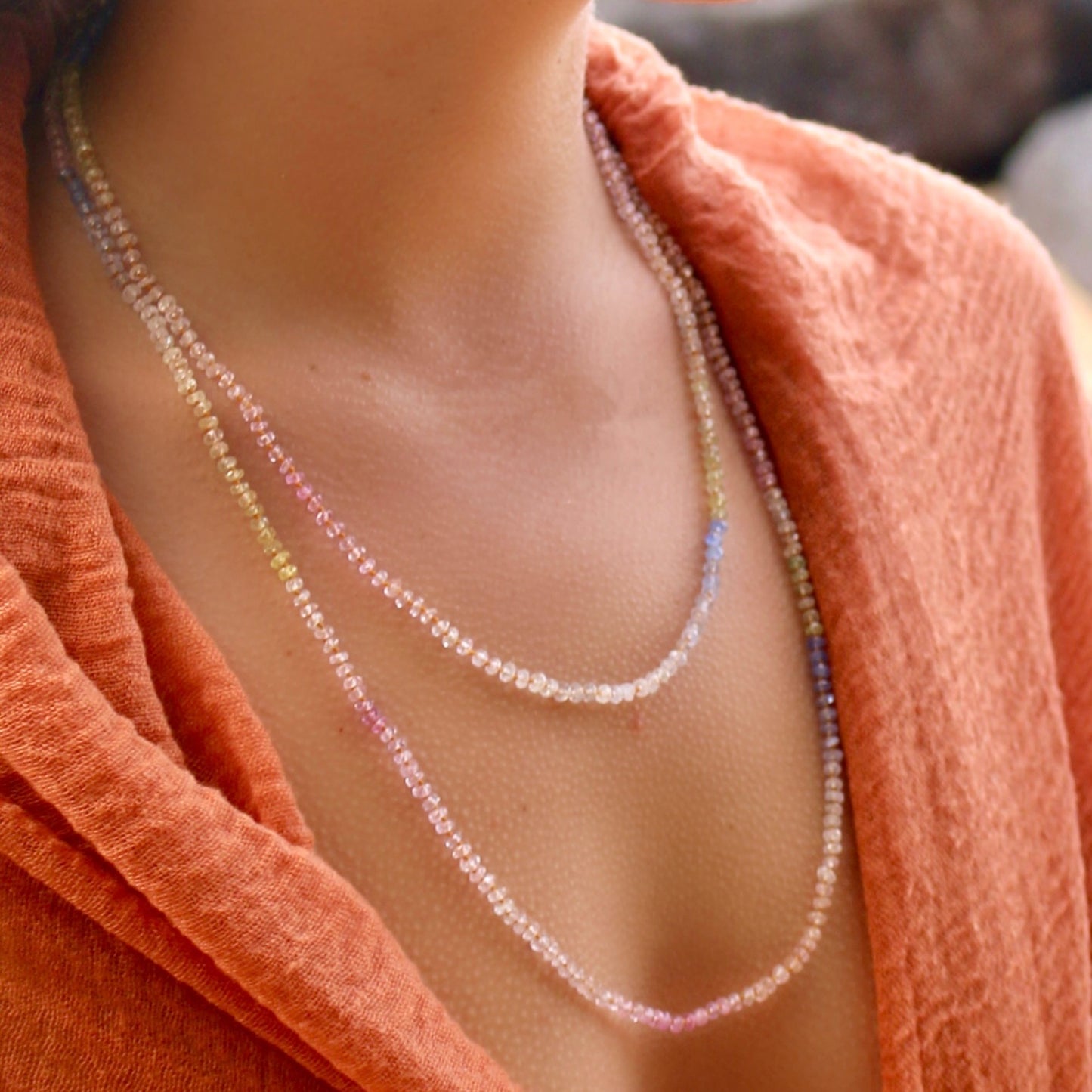 Pastel Sapphire Lei
