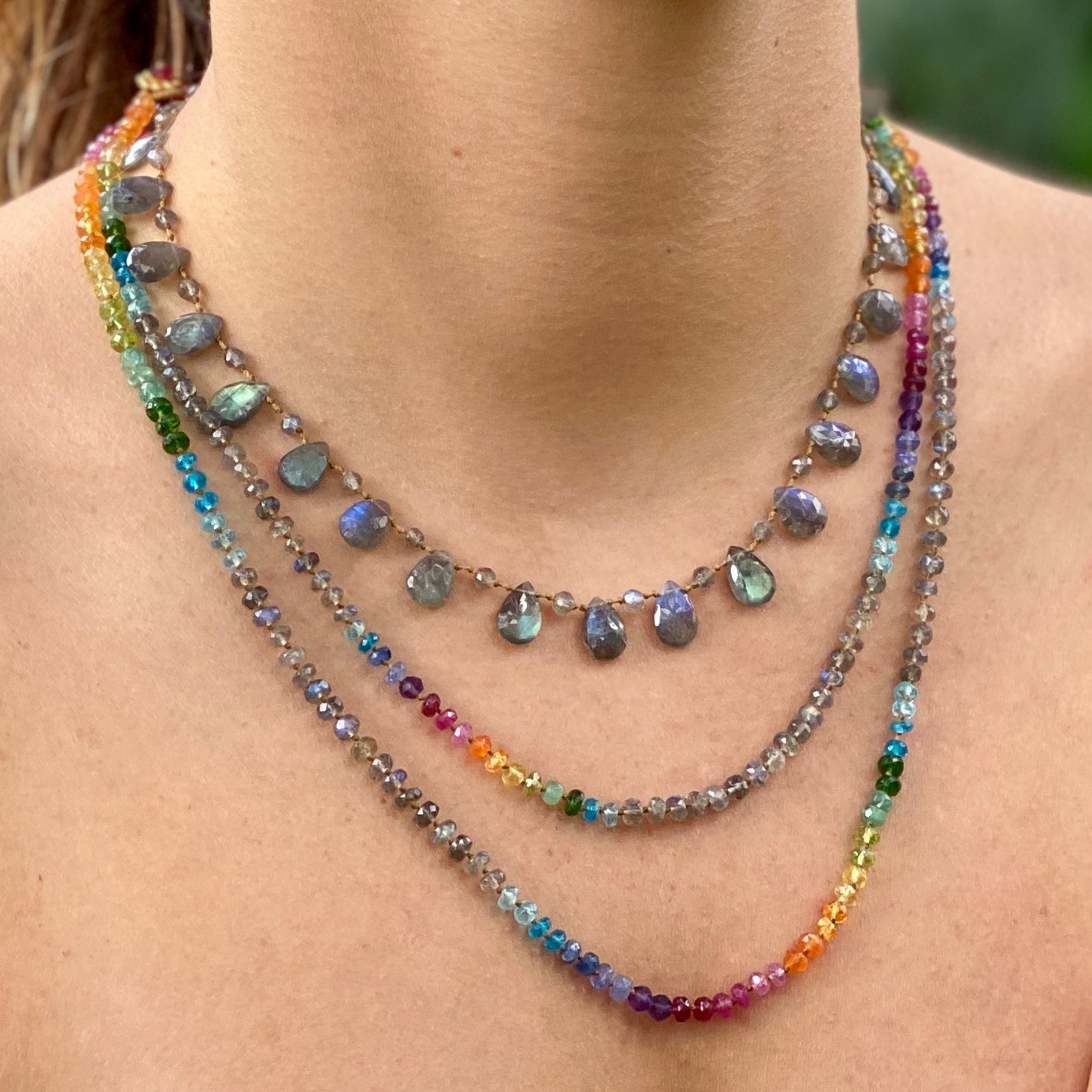 Labradorite Rainbow Lei