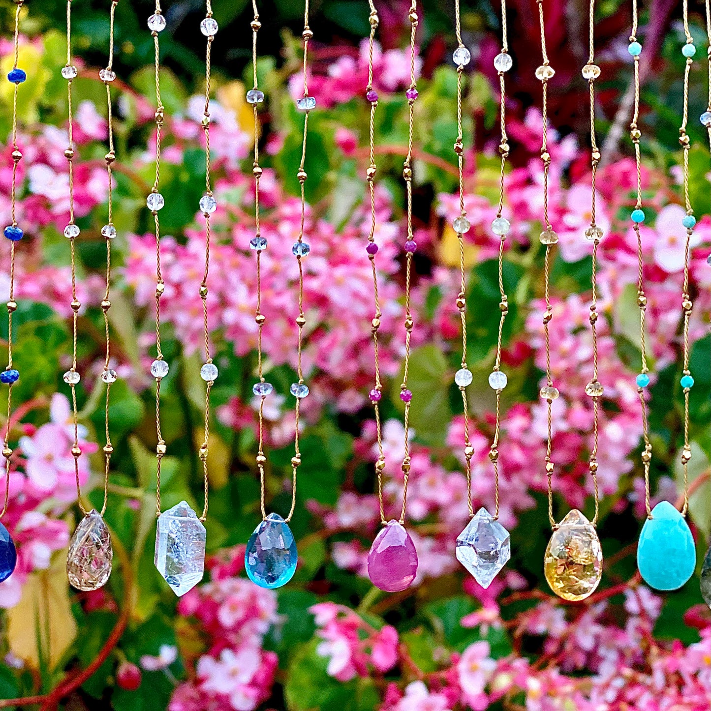 Pink Sapphire Alohi Drop
