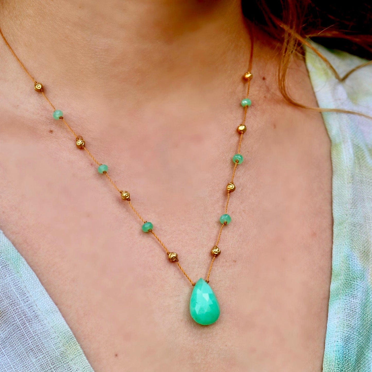 Chrysoprase Alohi Drop