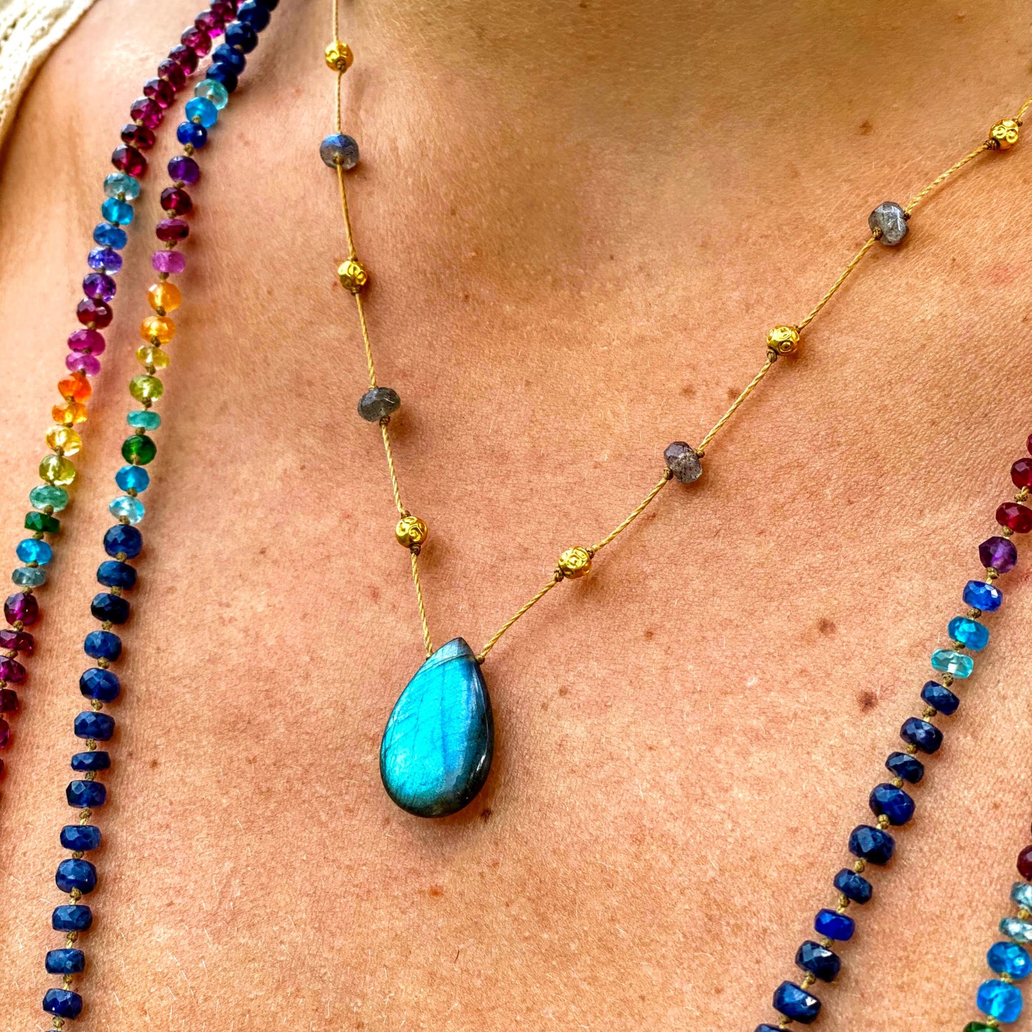 Labradorite Alohi Drop