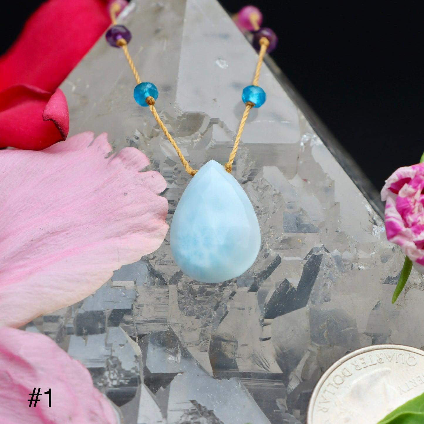 Larimar Rainbow Drop