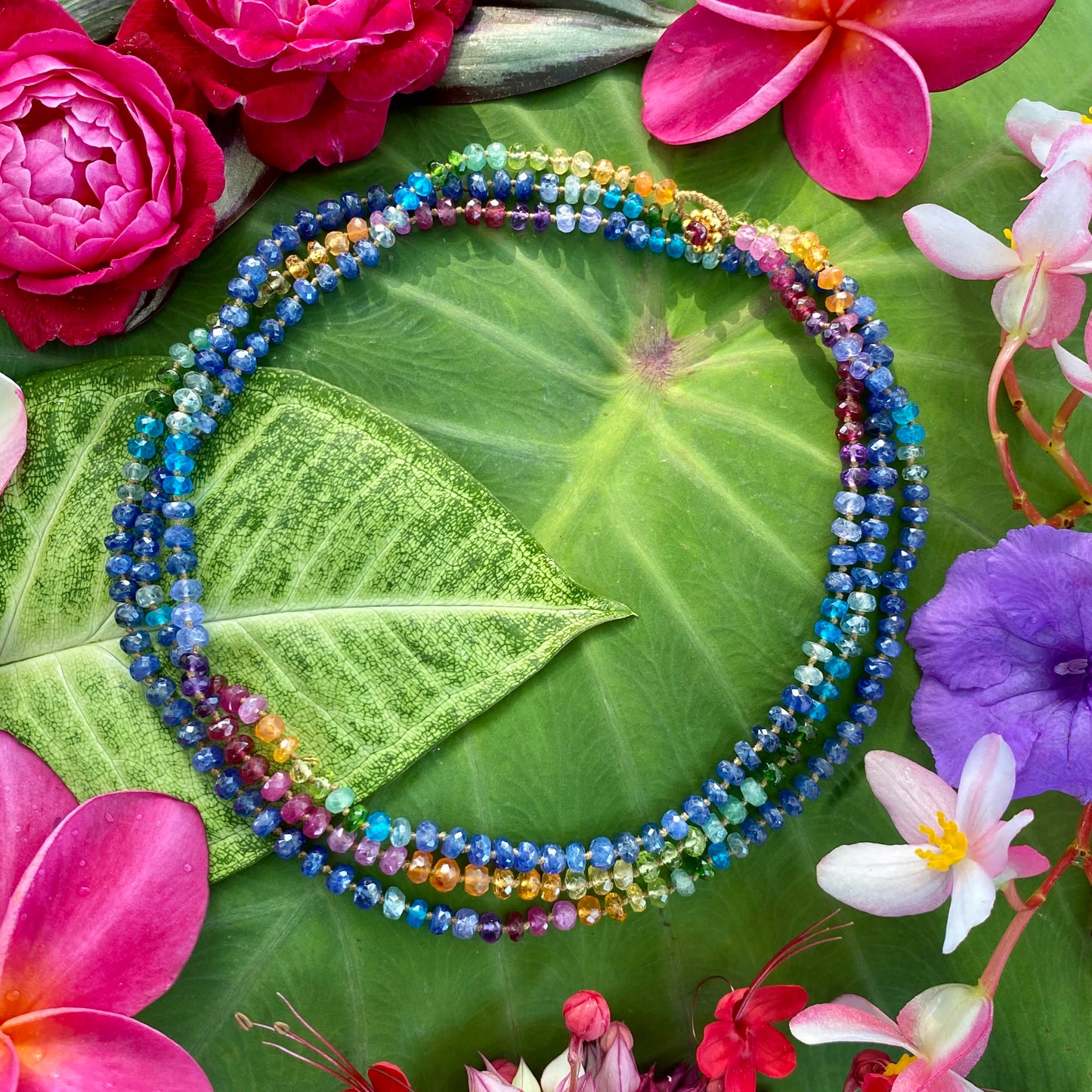 Long Rainbow Lei Repair
