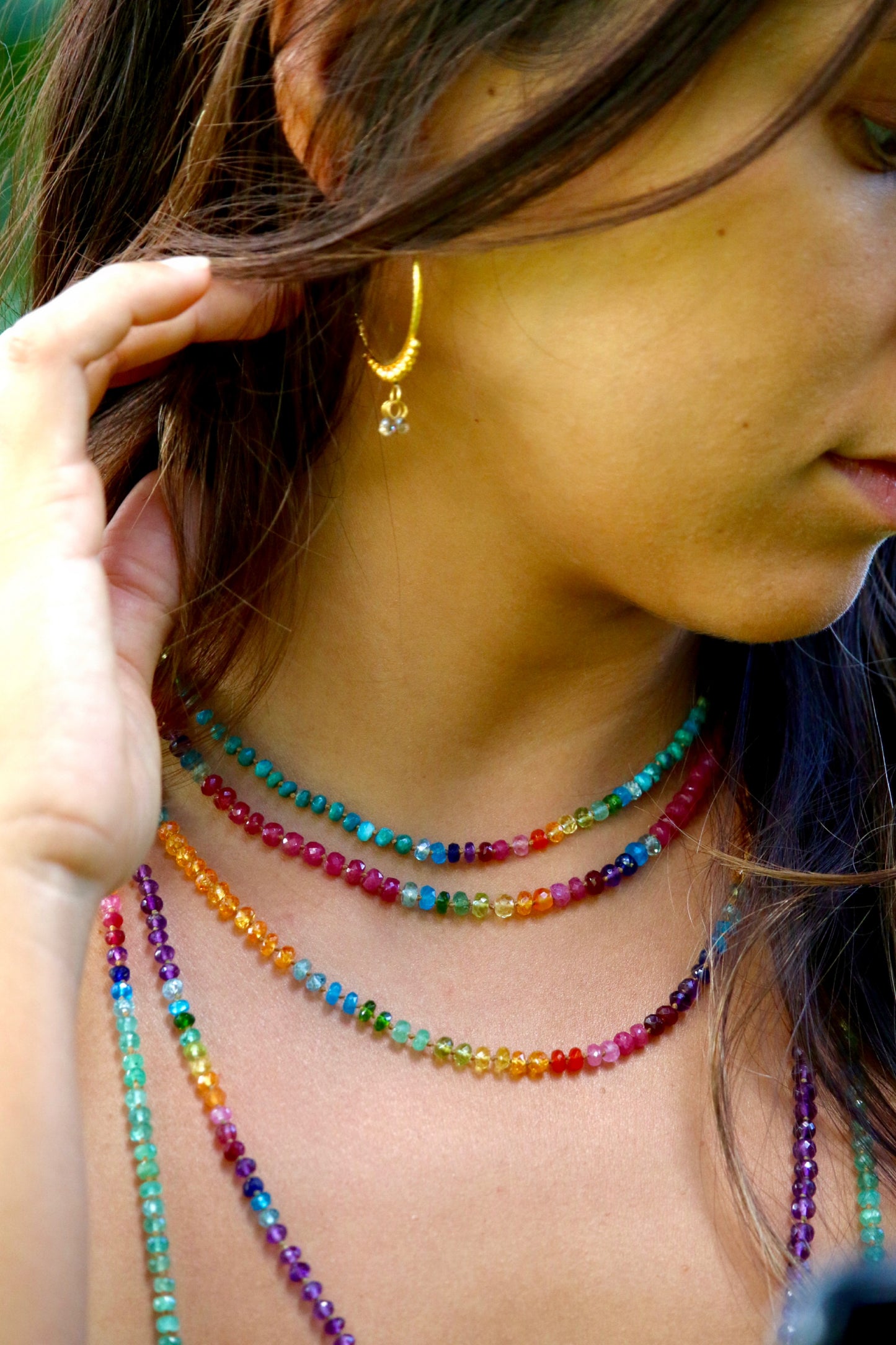 Amethyst Rainbow Lei