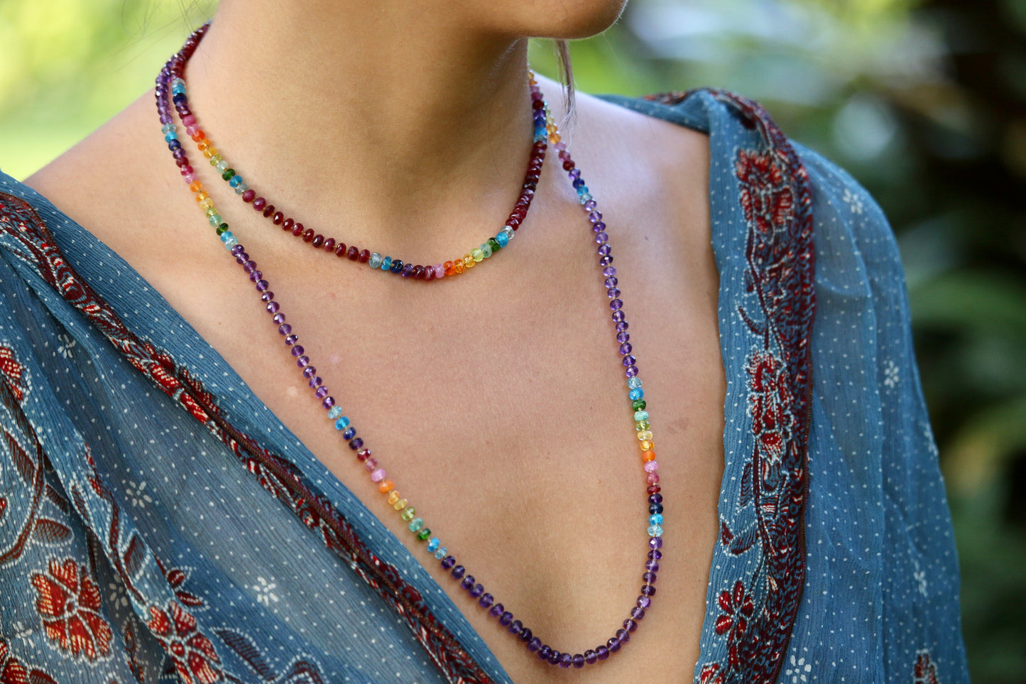 Ruby Rainbow Lei