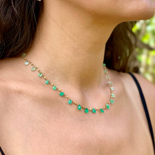 Shaded Colombian Emerald & Gold Ali’i