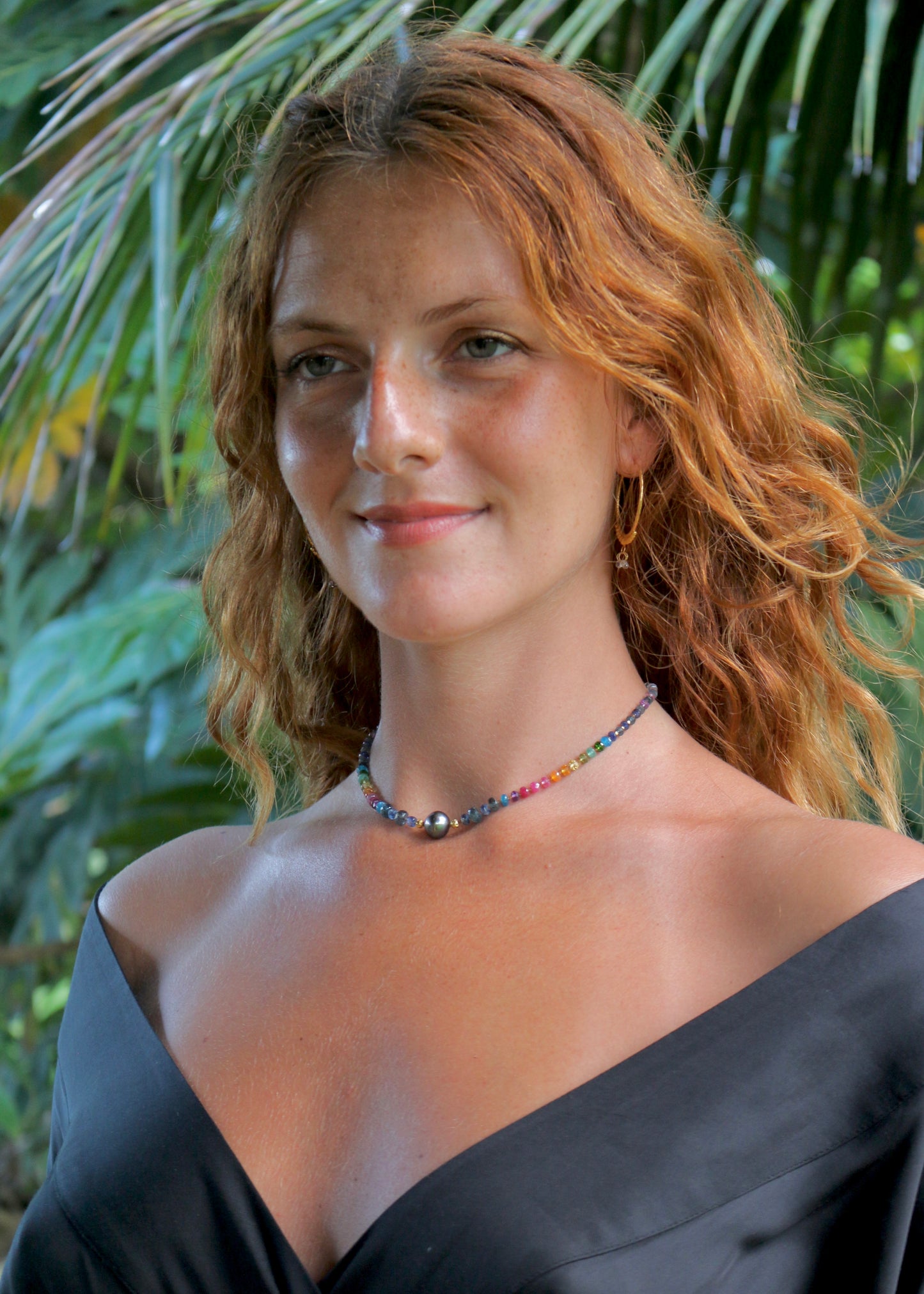 Floating Tahitian Pearl Ocean Rainbow Mana