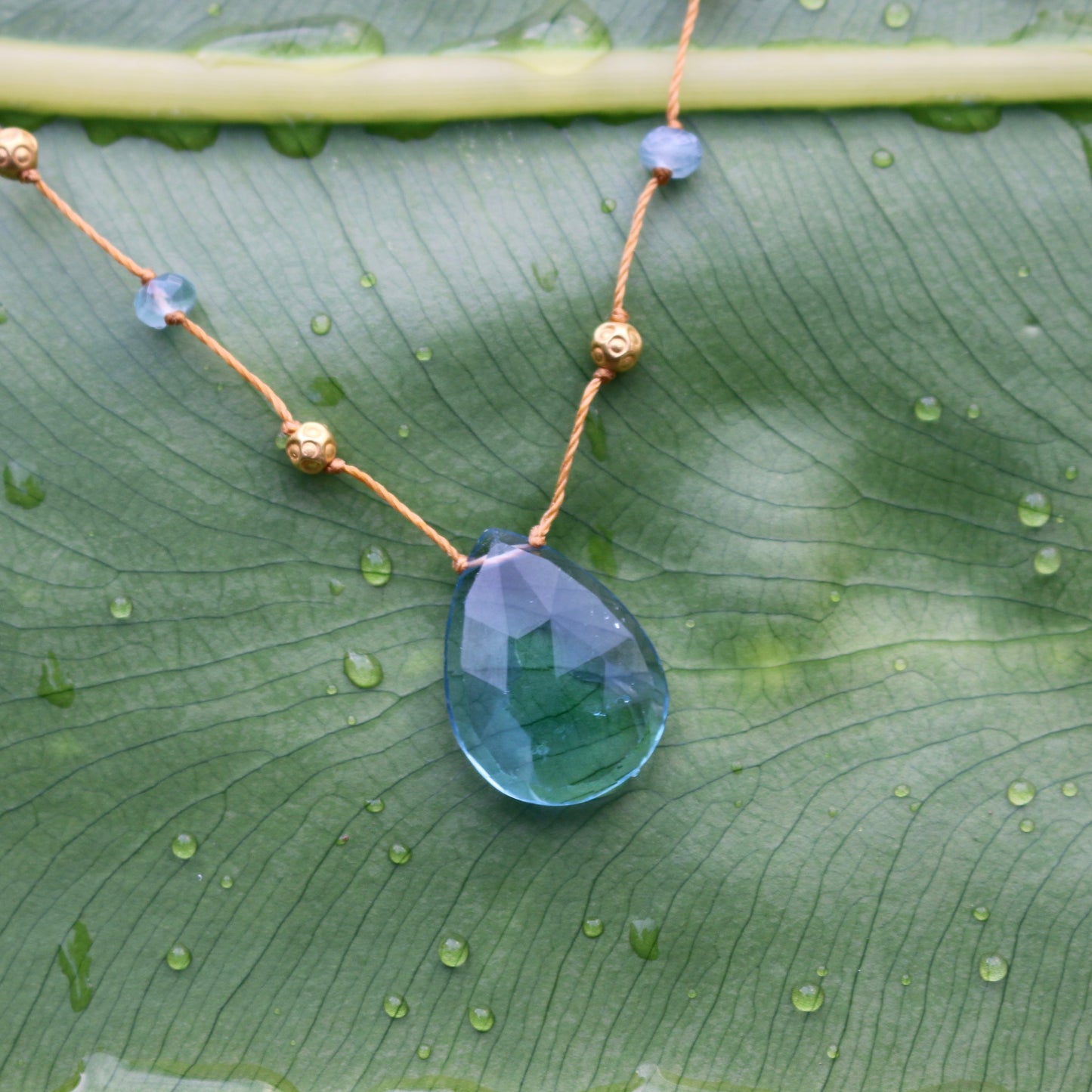 Teal Fluorite Alohi Drop