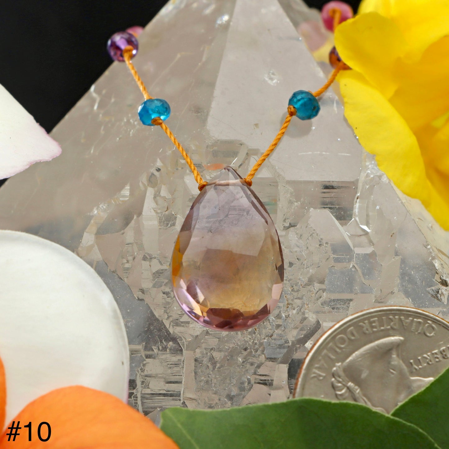Ametrine Rainbow Drop