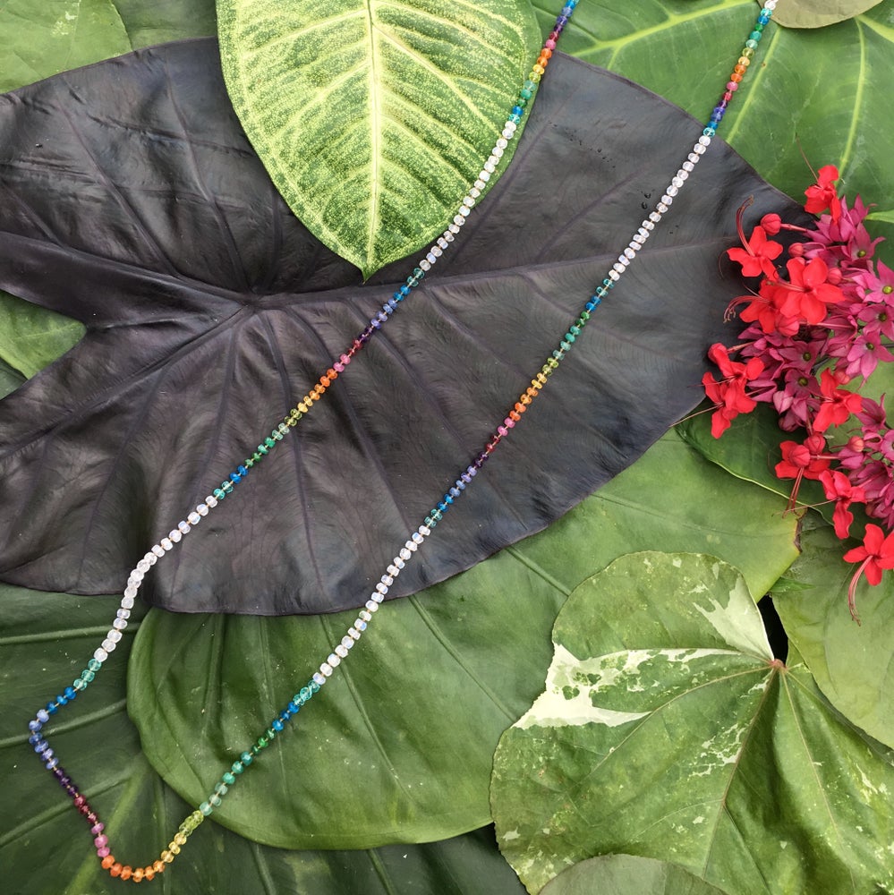 Moonstone Rainbow Lei