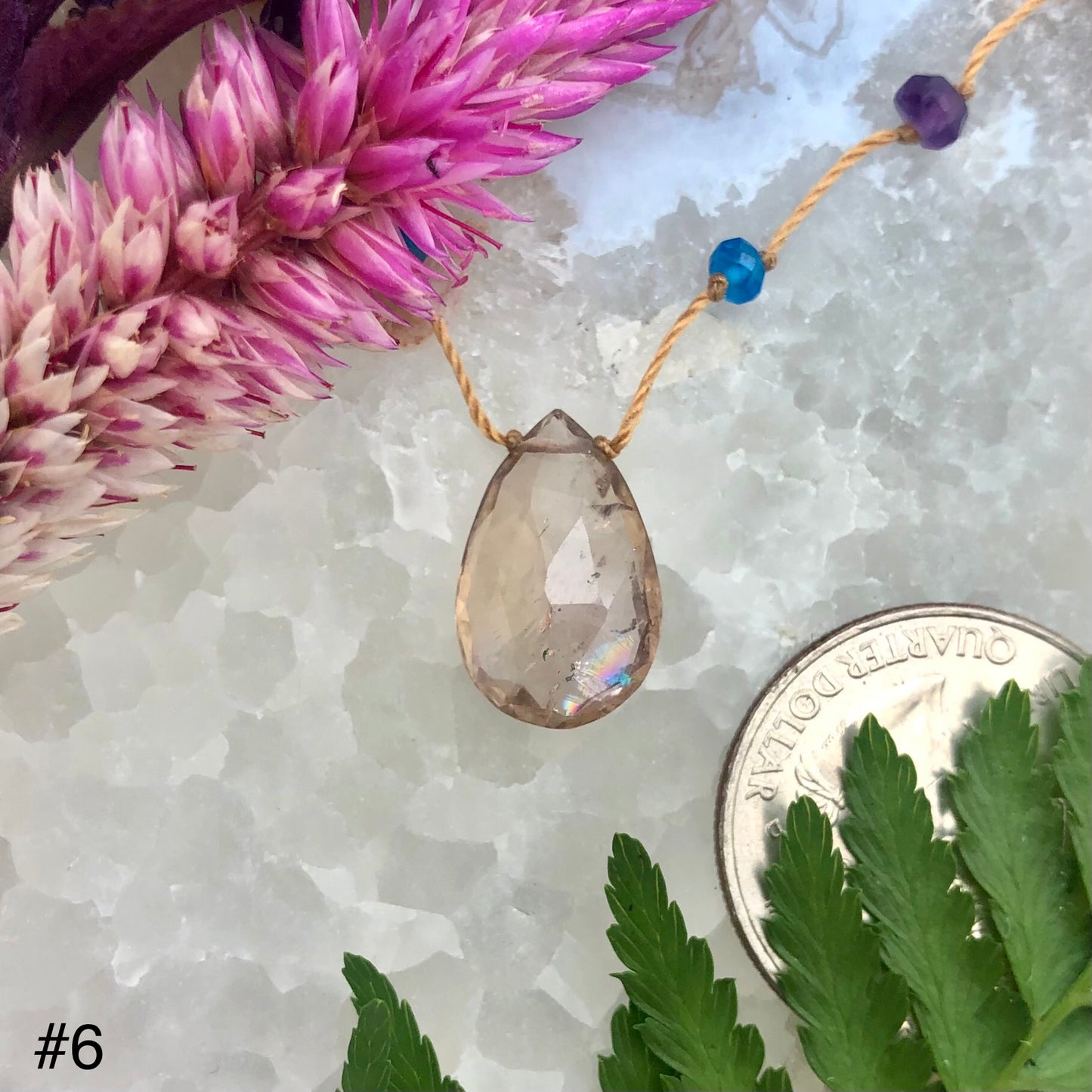 Ametrine Rainbow Drop