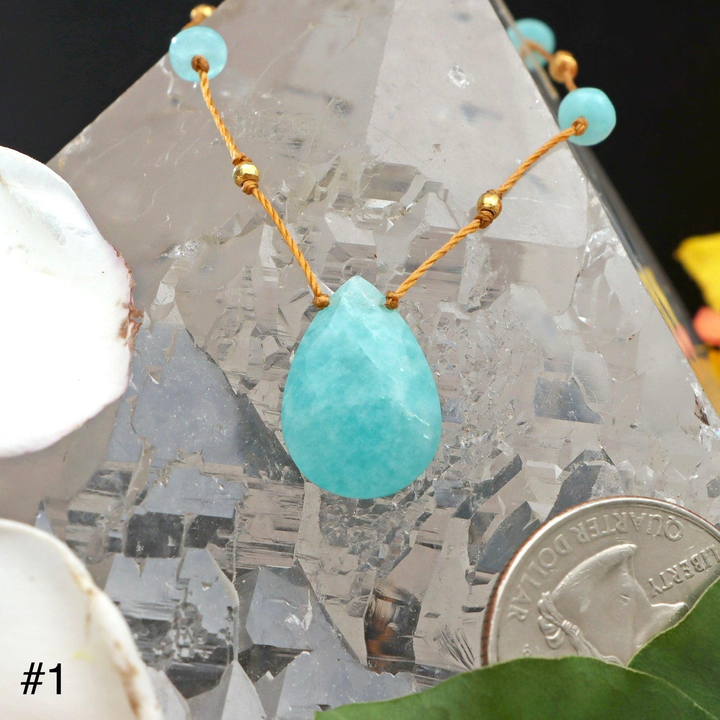 Aqua Amazonite Alohi Drop