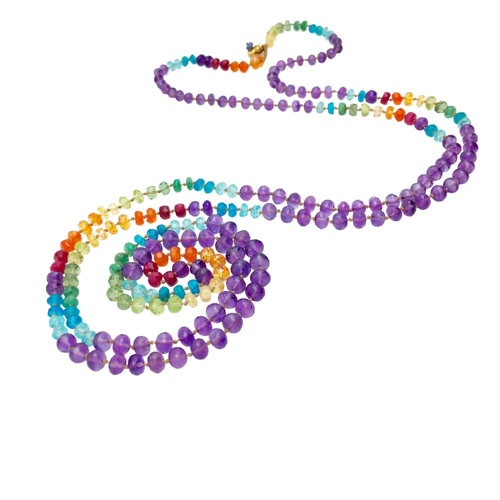 Amethyst Rainbow Lei